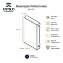 Ver imagem 2 de Guarnição Poliestireno Lisa Branco 07cm x 1,5cm Br 2,40m - Liso 07 cm