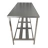 Mesa Aço Inox Profissional 180x60x90 Cm Nortinox - 3