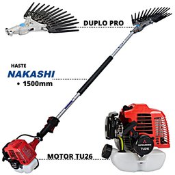 Derriçadeira Para Lavouras de Café Nakashi DL262MDL com Motor TU26, Haste Longa e Garra Dupla - 2