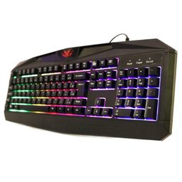 Teclado Gamer Tecrado Multimidia Com Led Para Pc e Notebook - 1 Teclado Gamer Tecrado Multimidia Com Led Para Pc e Notebook - 1