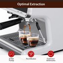 Ver imagem 6 de Takywep Máquina de Espresso 20 Bar Prata com Moedor e Vaporizador