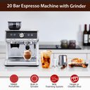 Ver imagem 2 de Takywep Máquina de Espresso 20 Bar Prata com Moedor e Vaporizador