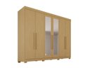 Ver imagem 2 de Guarda-Roupa Casal 100% MDF com 6 Portas e 6 Gavetas 274cm Multimóveis Madeirado
