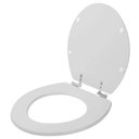 Ver imagem 2 de Assento Sanitário Soft Close Classica Cinza Prata para Vaso Celite