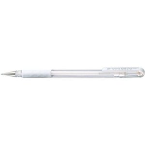 Caneta Hybrid Gel Grip Metallic K118 0.8mm-prata-pentel