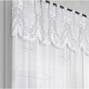 Ver imagem 2 de Cortina Sala Quarto 3,50 larg x 2,20 alt Renda Branca