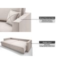 Ver imagem 5 de Sofá Tango 1,80m sem Caixa, Retrátil e Reclinável Velosuede Areia - Netsofás