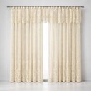 Ver imagem 3 de Cortina Sala Roseiral Renda 3,00 Larg X 1,80 Alt Marfim