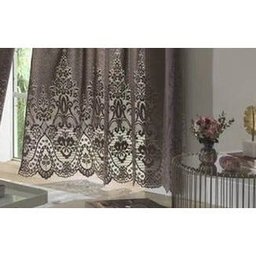 CORTINA SALA QUARTO 3,50 LARG X 2,20 ALT COM BANDO 0,60 CM RENDA GANACHE - 2