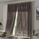 Ver imagem 5 de Cortina Sala Quarto 3,50 Larg X 2,20 Alt com Bando 0,60 cm Renda Ganache