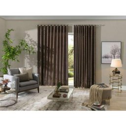 CORTINA SALA QUARTO 3,50 LARG X 2,20 ALT COM BANDO 0,60 CM RENDA GANACHE - 3