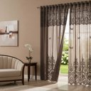 Ver imagem 3 de Cortina Sala Quarto 3,50 Larg X 2,20 Alt com Bando 0,60 cm Renda Ganache