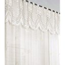 Ver imagem 2 de Cortina Renda Marfim Com Bando 3,50 larg x 2,20 alt Quarto Sala