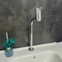 Ver imagem 2 de Torneira Banheiro Bica Alta Cromada Cuba de Apoio Sobrepor em Bancada Mesa Fc-133