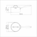 Ver imagem 6 de Panela Tramontina Grano Black Aço Inox 16 cm 1,7L Fundo Triplo Indução