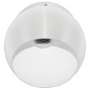 Ver imagem 3 de Kit 2 Arandelas Articuladas Retrô Bola Branco/Branco