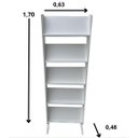 Ver imagem 4 de Expositor para Livros e Revistas de Chão 100%mdf Branco
