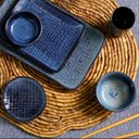 Ver imagem 2 de Jogo para Sushi 18 Peças Titanium Travessas Ramekins Cerâmica Porto Brasil Molhos