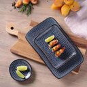 Ver imagem 5 de Jogo para Sushi 18 Peças Titanium Travessas Ramekins Cerâmica Porto Brasil Molhos
