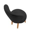 Ver imagem 7 de Cadeira Estofada para Mesa de Jantar Recepção Camarim Ergonômica Pés de Madeira Resistente