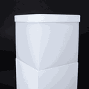 Ver imagem 7 de POSTE BALIZADOR 30 CM ALUMÍNIO CHÃO JARDIM PISO SOLO DECK:PRETO TEXRTURIZADO