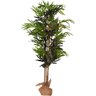 Arvore Bambu 120cm Verde Planta Artificial Flores 2 Galhos - 2