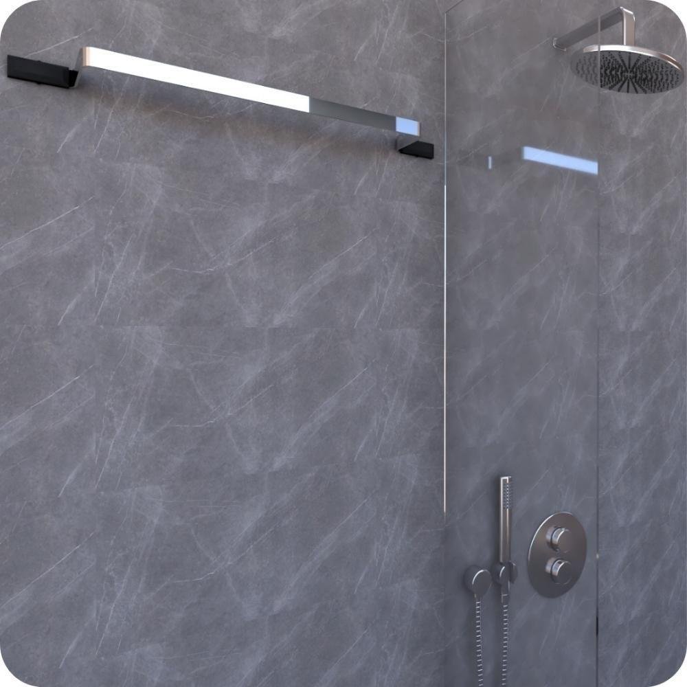 Suporte Porta Toalhas De Banho Cromado E Preto Empire - 3