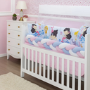Ver imagem 1 de Kit Berço Baby Dream 10 Peças Super Aconchegante e Charmoso Sublimado:sereia