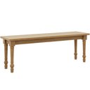 Ver imagem 7 de Banco de Madeira Maciça para Cozinha Varanda Gourmet 136cm Pés Torneados Lazuli F06 Freijó - Lyam de