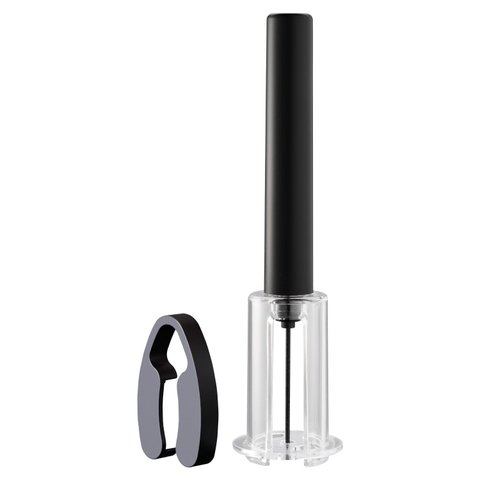 Saca-Rolhas Agulha a Vácuo 19cm Preto Fracalanza