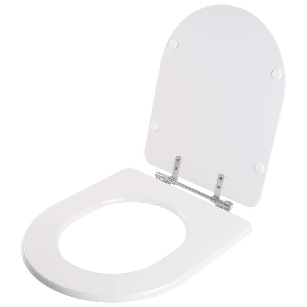 Tampa de Vaso Laqueado Levanzo Branco para Louça Eternit - 2