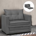 Ver imagem 1 de Poltrona Cama Retrátil Solteiro Milenni Veludo B03 - D'rossi