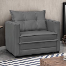 Poltrona Cama Retrátil Solteiro Milenni Veludo B03 - D'rossi - 2