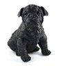 Escultura Cachorro Pug Sentado Em Resina - Dana Decor - 1