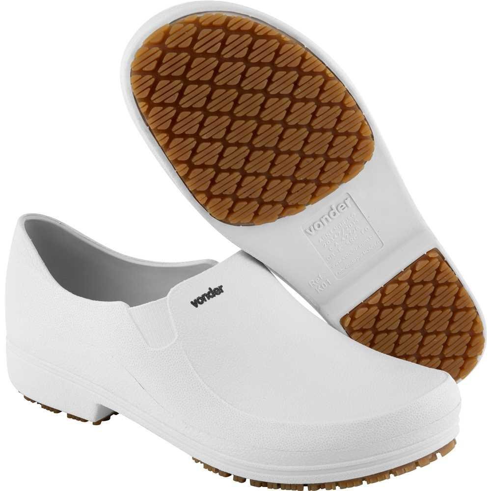 Sapato Antiderrapante e Impermeável Tam. 38 Branco Vonder - 1