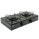 Ver imagem 1 de Fogão Gás Manual Junior 2 Bocas Glass Arr Preto Clarice