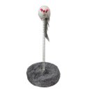 Ver imagem 3 de Arranhador Gato Pet Ratinho Guizo Mola Animal de Estimaçao Felino Brinquedo Interativo Lazer Diversa