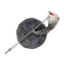 Ver imagem 2 de Arranhador Gato Pet Ratinho Guizo Mola Animal de Estimaçao Felino Brinquedo Interativo Lazer Diversa