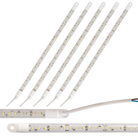 Kit 5 Peças Lâmpada Led Geladeira Freezer 12v 7w 250mm:12v/branco-quente