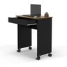 Mesinha Home Office Notebook Compacta 0,70cm: Preto/freijó - 1
