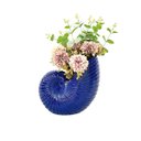 Ver imagem 1 de Vaso Cerâmica Caracol 26x14x22 Cm – Charme e Originalidade para Sua Decoração:azul Marinho