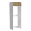 Ver imagem 2 de Porta-Geladeira Madesa Stella 1 Porta Basculante Branco/Rustic