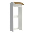 Ver imagem 5 de Porta-Geladeira Madesa Stella 1 Porta Basculante Branco/Rustic