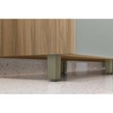 Ver imagem 2 de Balcão de Cozinha Modulado Rainha Canto Reto Dir-esq 1 Porta C-tampo 92cm Nature-verde - Nesher