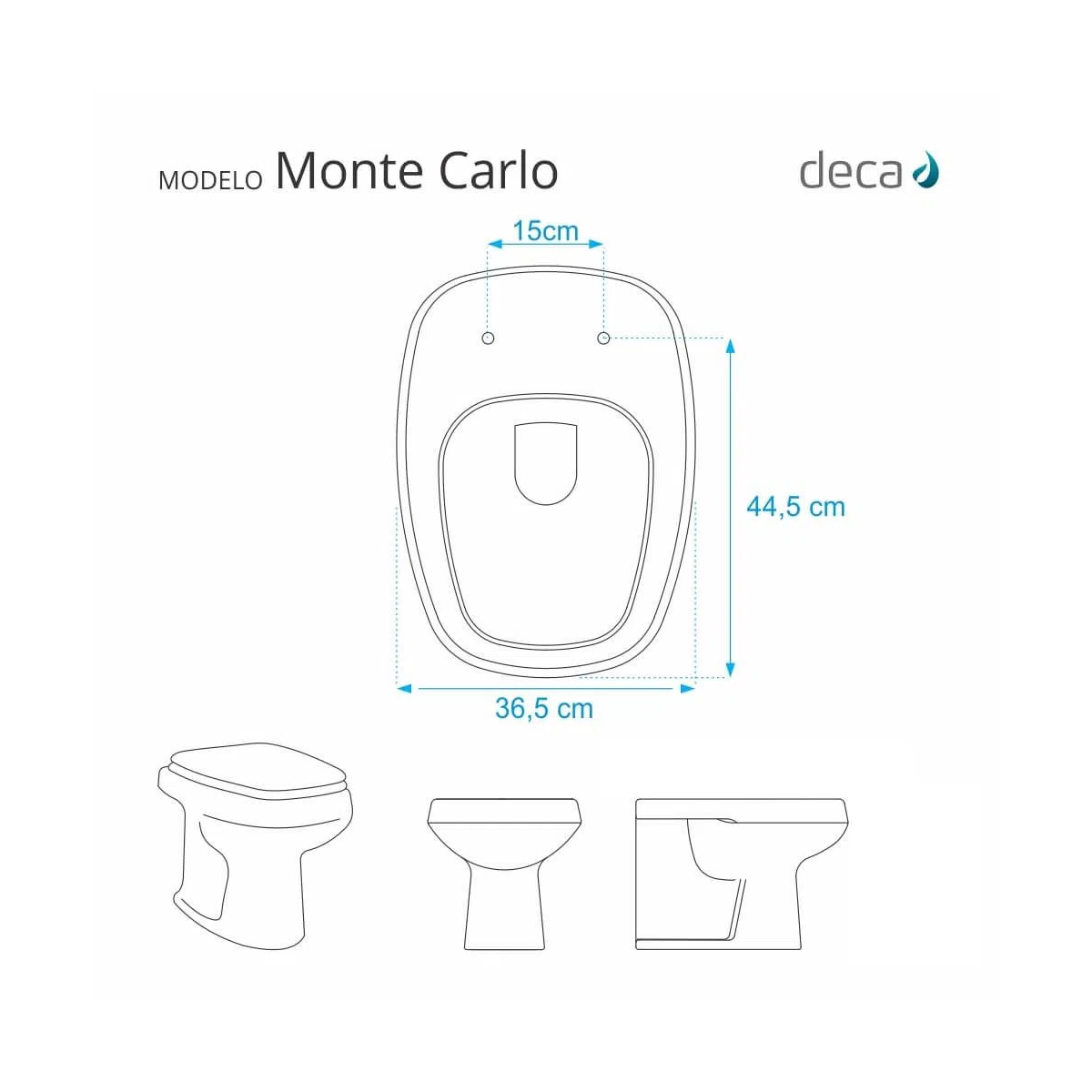 Asssento Decorarte Monte Carlo Liso Incolor - 2