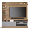 Ver imagem 1 de Estante Home Theater Maceió Freijó Cinza Acetinado – Colibri