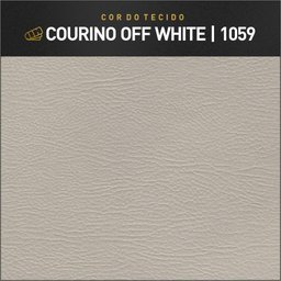 Recamier Banco Eros Luxo Bronze Castellar Móbile Corino Off White - 4