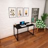 Mesa Reta Martinucci Iron 120cm Escritório Home Office Preto - 2