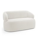 Ver imagem 1 de Sofá Orgânico 03 Lugares Living Glee 170cm Bouclê Off White - Desk Design