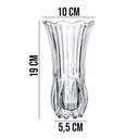 Ver imagem 4 de Vaso de Vidro Transparente Tulipa para Flores Arranjos Plantas 10x19cm Wolff